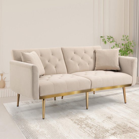 Foto: Meuba home hoekbank elisa u bank met bedfunctie en opbergruimte grijs ribstof velvet zetel slaapbank