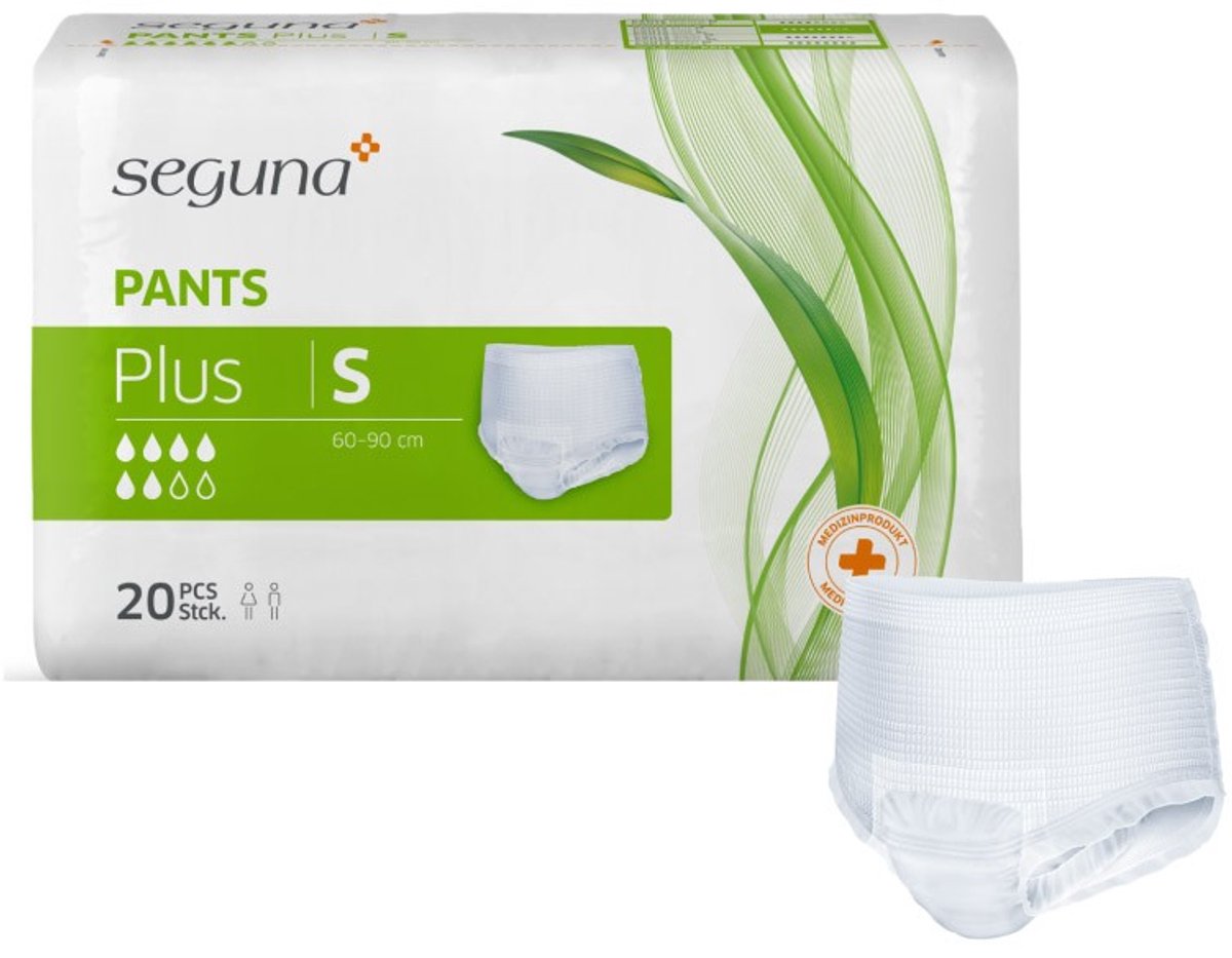 Seguna Pants Plus Small - 3 pakken van 20 stuks