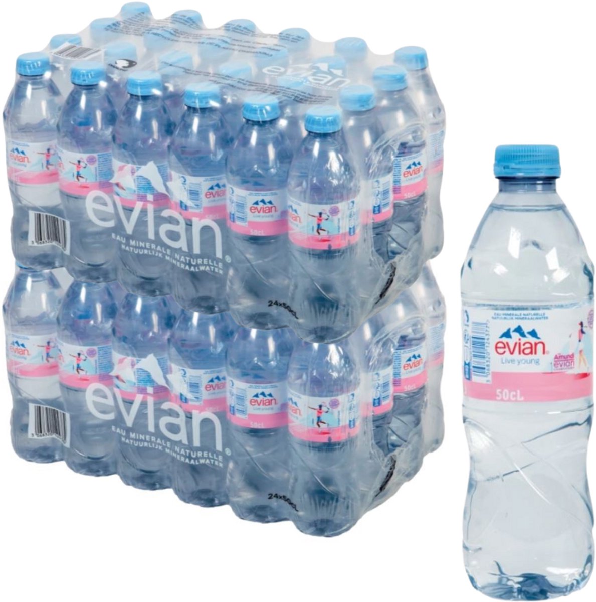 Evian water 48 x 50 cl