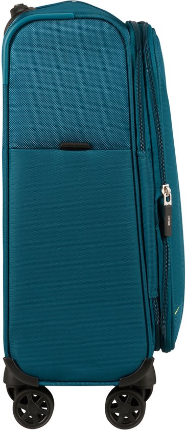 Samsonite Reiskoffer - Base Breeze spinner 55/23 handbagage uitbreidbaar - petrol - 2,3 kg