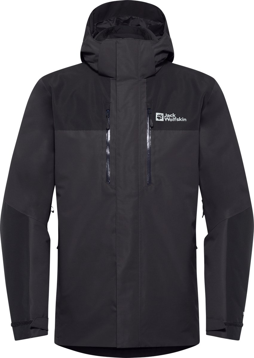 Jack Wolfskin JASPER 3IN1 JKT M Heren Outdoorjas phantom Overige kleuren