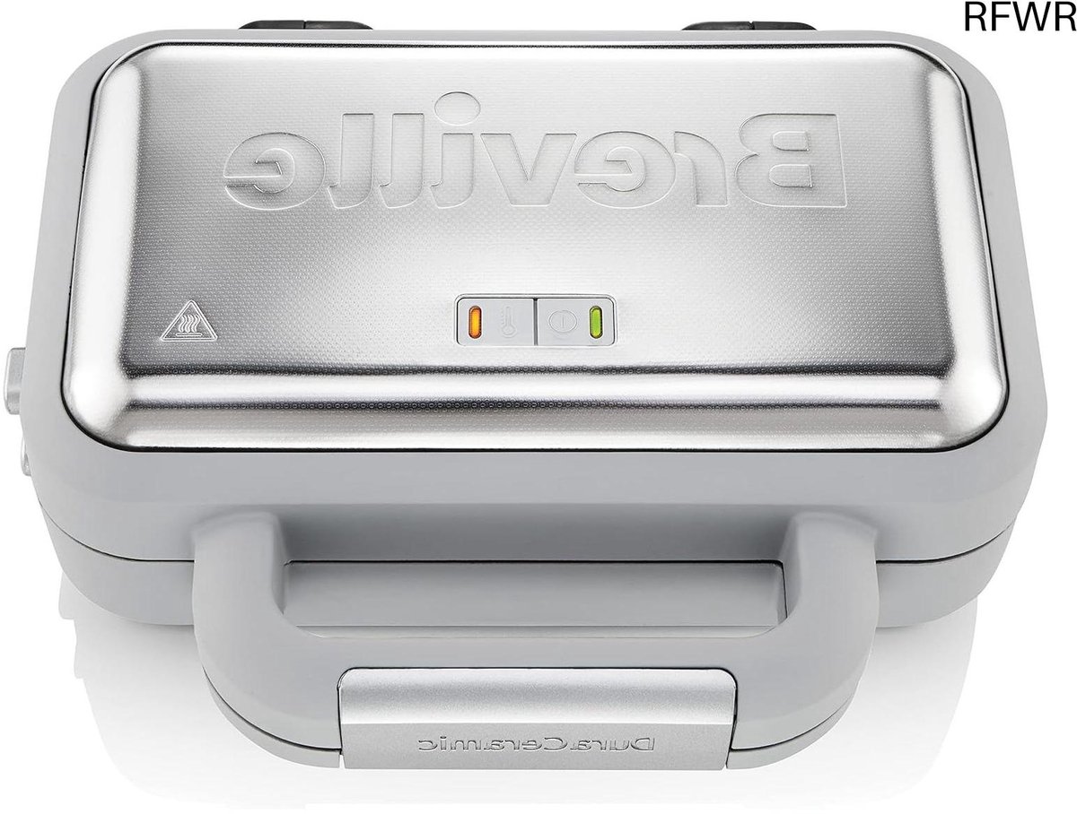 RFWR® Wafelmaker voor Perfecte Wafels met Hoog Scharnier en DuraCeramic Coating