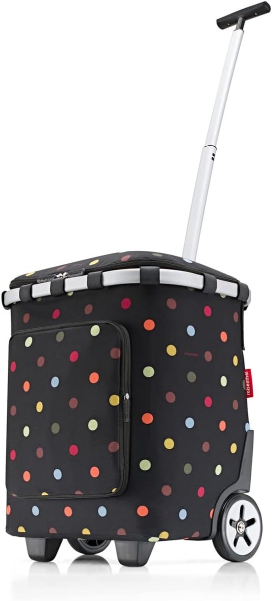 RFWR® Draagbare boodschappentrolley met koelvak en schouderriem – 46L