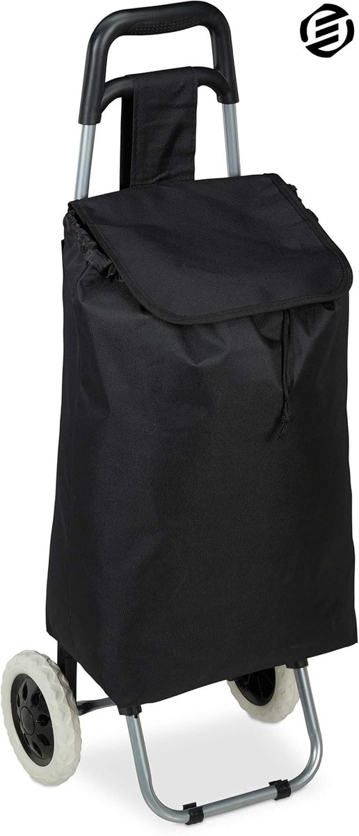 Equivera Boodschappentrolley met Koelvak - Boodschappentrolley - Boodschappen Trolley - Boodschappentrolleys