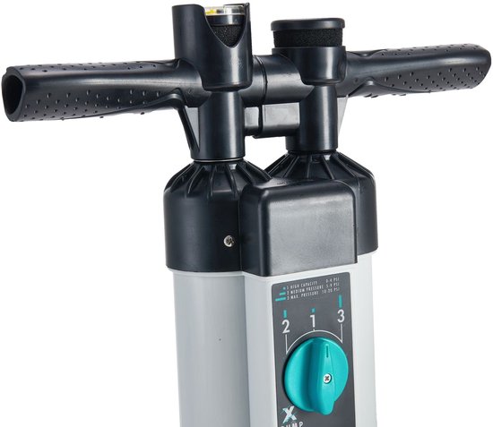 Aztron Triple Action Voetpomp Zilver van Aztron — afbeelding 3