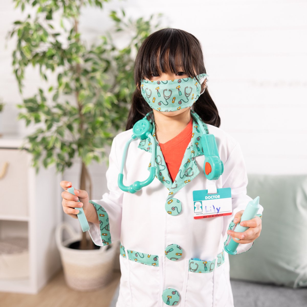 Melissa & Doug – Verkleedset dokter – Inclusief stethoscoop met geluid — afbeelding 4
