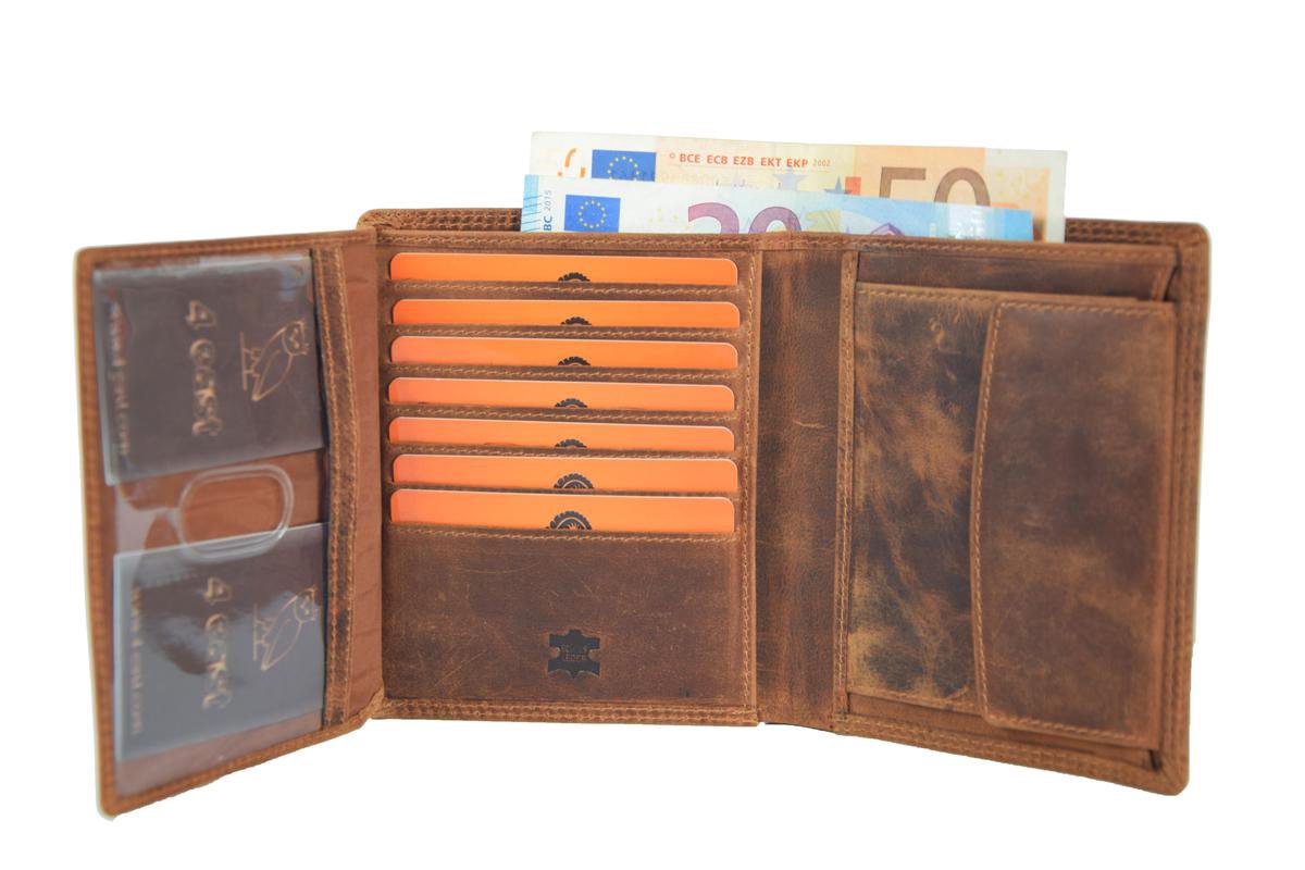Braun Buffel portemonnee online kopen| Van Os tassen en koffers