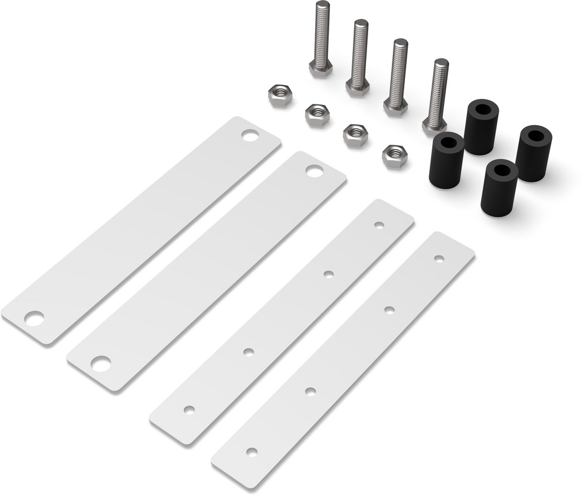 Bodo® - Wasmachine Verhoger connectieset - Wit - voor WV52 - WV53 - WVH53