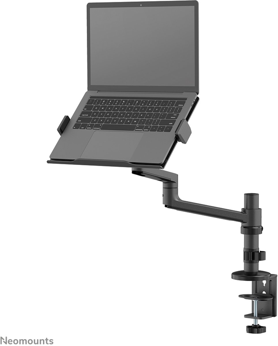 Neomounts DS20-425BL1 Laptophouder monitorarm 11.6-17.3" - ruimtebesparend