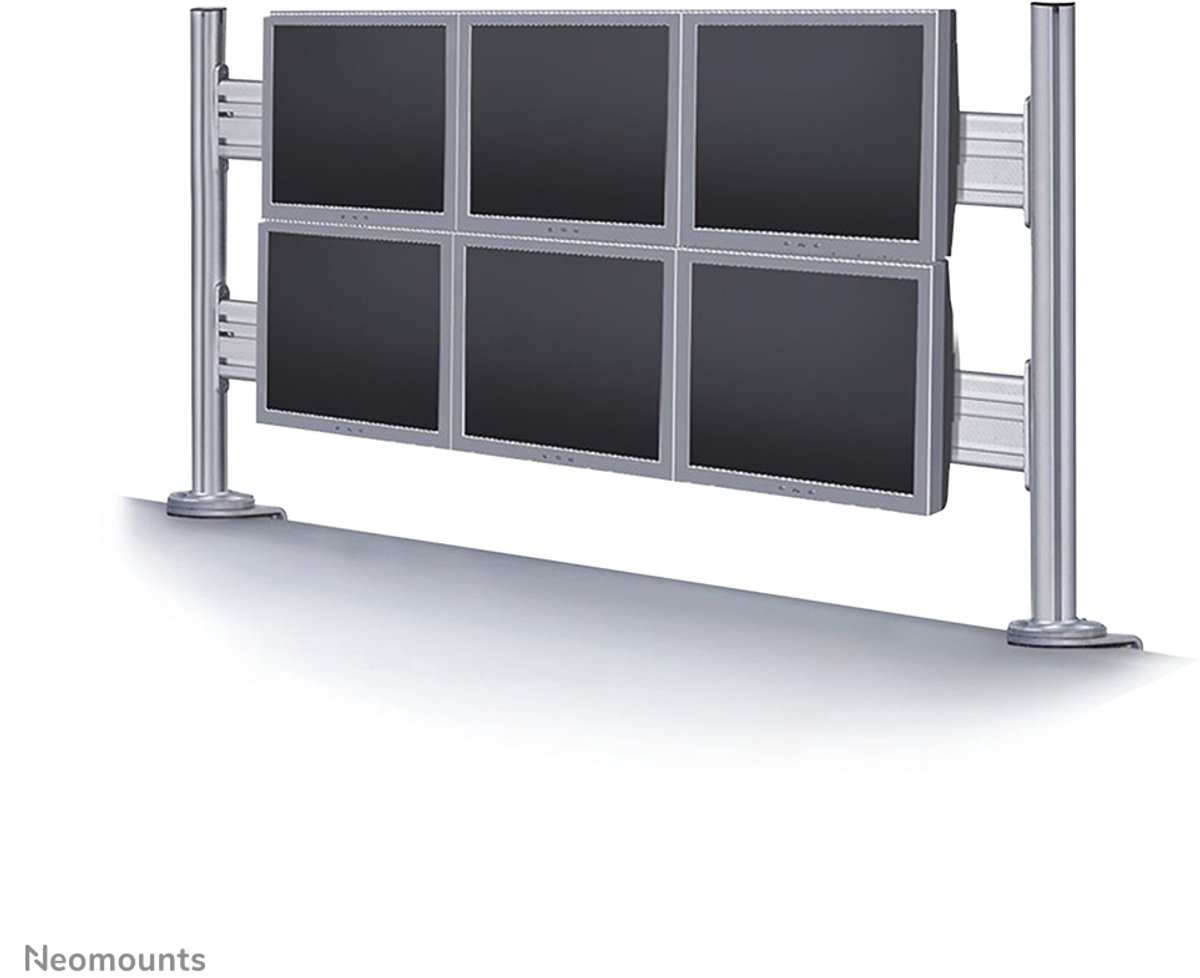 Neomounts by Newstar FPMA-DTB200 toolbar steun - 6 schermen - Zilver