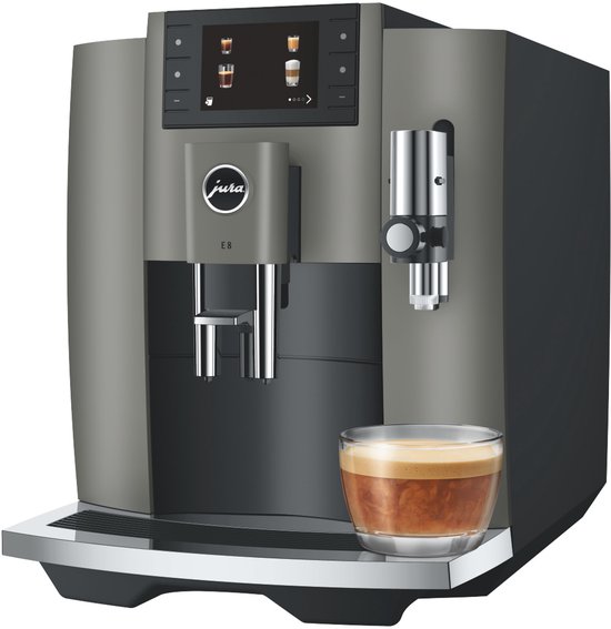 JURA - E8 Dark Inox (EC) - Volautomatische espressomachine