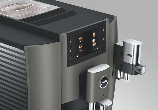 JURA - E8 Dark Inox (EC) - Volautomatische espressomachine