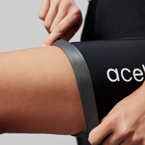 Acelera Essential Fietsbroek Dames met Zeem - Wielrenbroek - Wielerbroek - Mountainbike - Bibshort - Spinning - Fietskleding - Koersbroek - Kort - Bretels - Maat XL van Merkloos — afbeelding 5