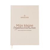 Amolivia Oppasboek - Heen en Weer boekje - Kraamcadeau - Crème