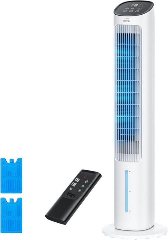 HOMCOM Airconditioner met waterkoeling afstandsbediening 3 standen, 3