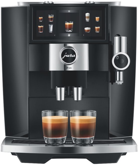 JURA J8 Twin- Volautomatische espressomachine - Diamond Black - AE