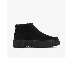 CLARKS Torhill Moss Dames Veterschoenen - Black WLined Sde