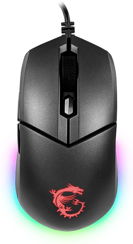 MSI Clutch GM11 muis Linkshandig USB Type-A Optisch 5000 DPI