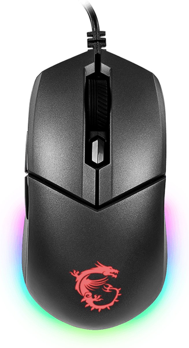 MSI Clutch GM11 muis USB Type-A Optisch 5000 DPI Ambidextrous