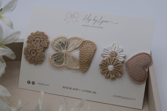 HipByLynn - Antidérapant - Pince à cheveux - Cheveux fins - Yuna - Première pince à cheveux - Cheveux de Bébé