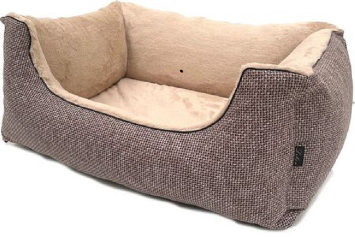 Hondenmand Louis Plus bruin 80x60x27 cm