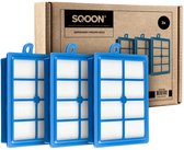 SQOON® - HEPA H13 Filter - Geschikt voor Philips, AEG en Electrolux - Stofzuiger Onderdelen - Vervangt FC8031 - H13 (voorheen H12) - Standaard Filter geschikt voor Philips, AEG en Electrolux - Premium Kwaliteit - 3 STUK(S)