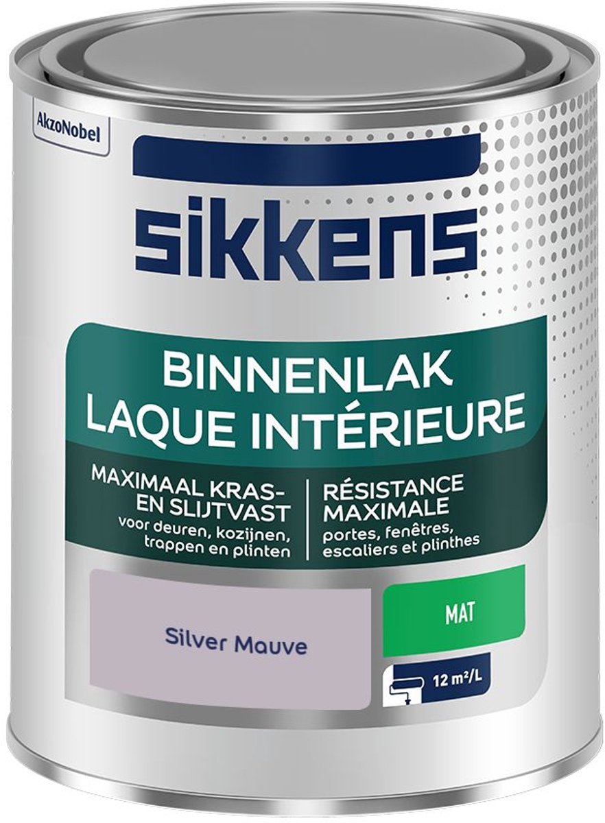 Sikkens Binnenlak Mat - Silver Mauve - 0.75 L