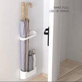 Porte-parapluie mural - Sans Embouts - Autocollant - Wit - Design Chique - H3.3