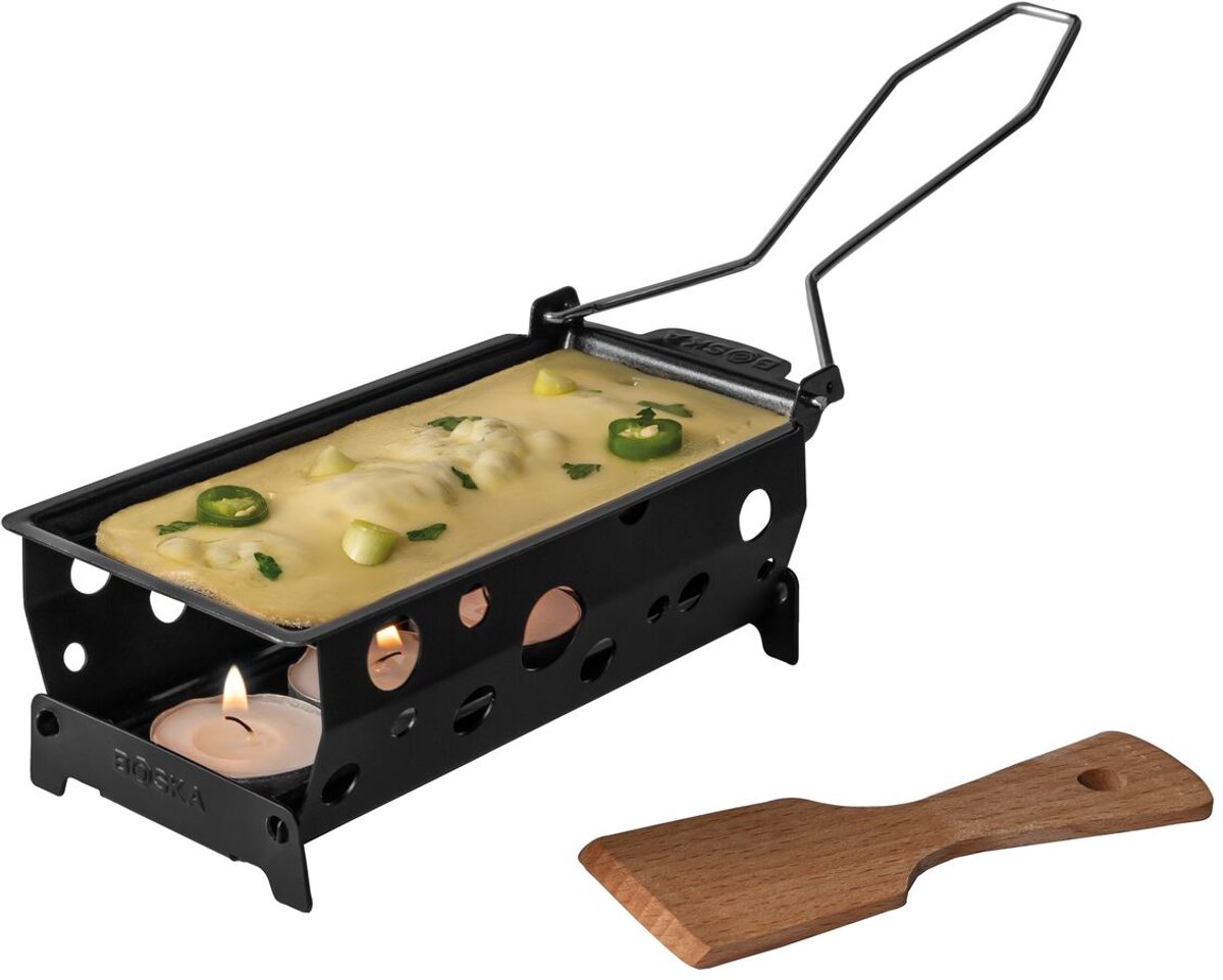Boska Partyclette® ToGo Milano - Raclette set - Zonder stekker - Zwart
