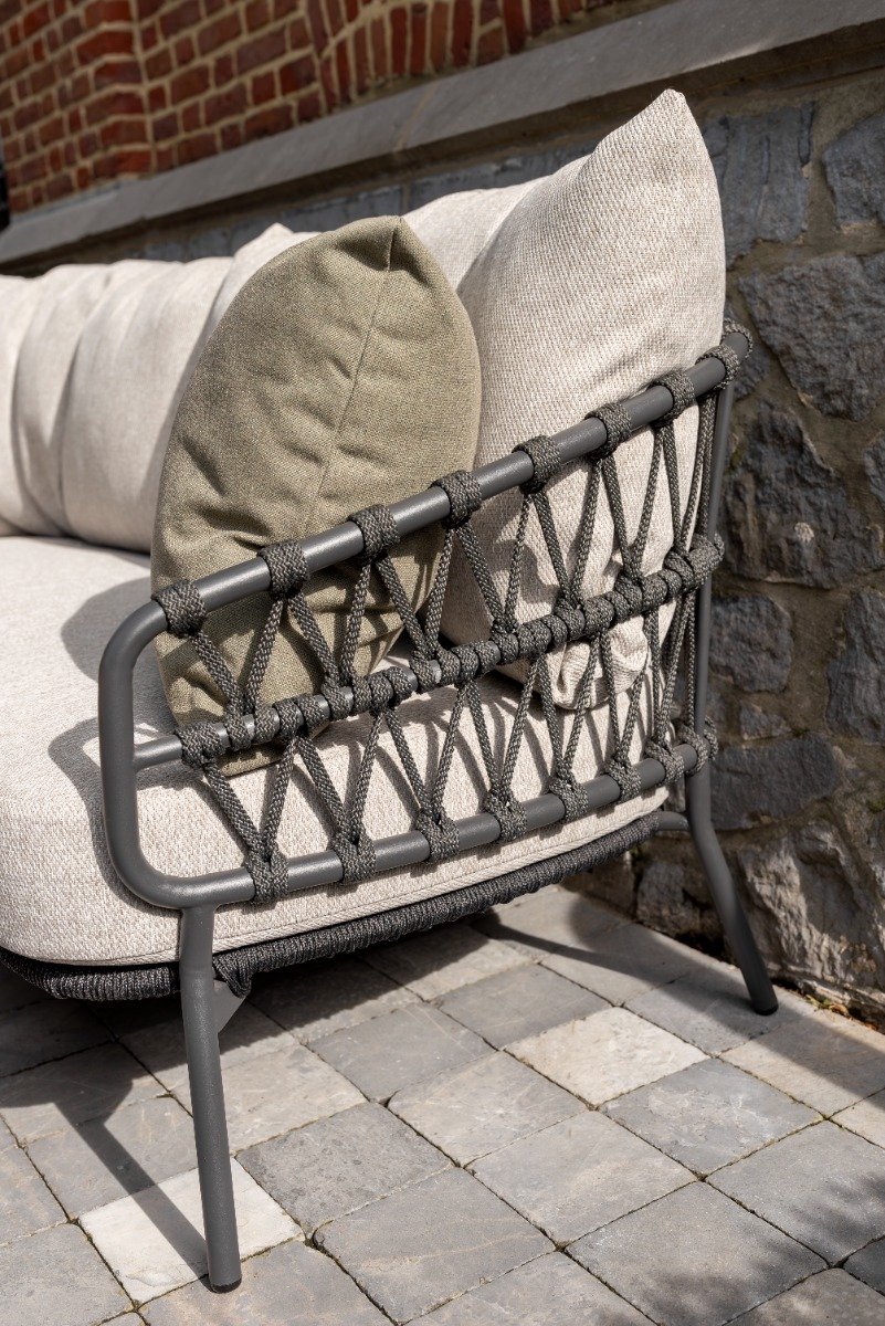 4 Seasons Outdoor Calpi canapé lounge 3 places - anthracite