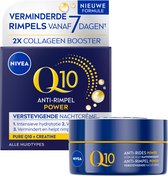 NIVEA Q10 POWER Anti-Rimpel Nachtcrème - Alle huidtypen - Crème Verrijkt met Q10 en Creatine - 50 ml
