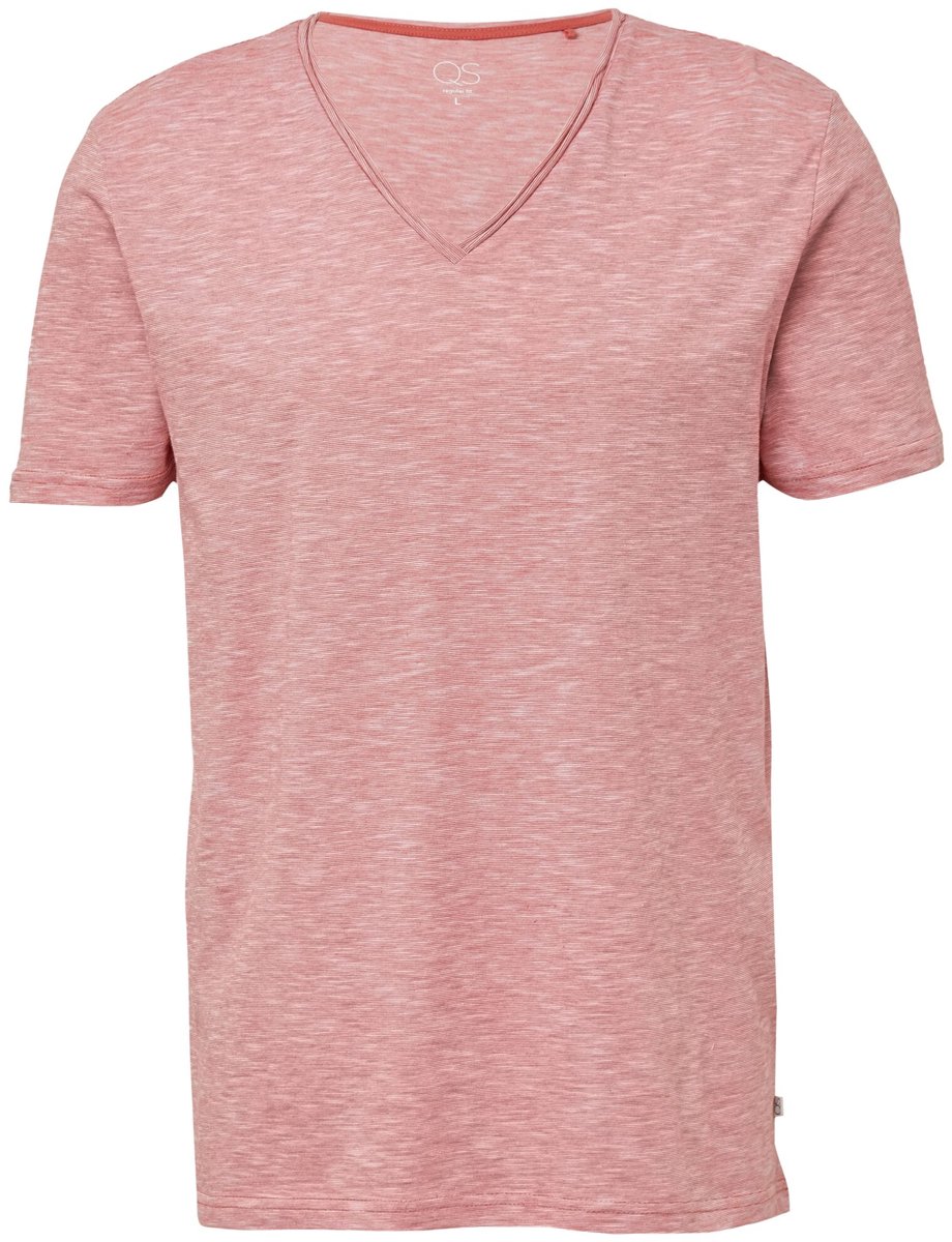 Q/S designed by - Heren t-shirt - Maat L - Mannen - blauw - katoen