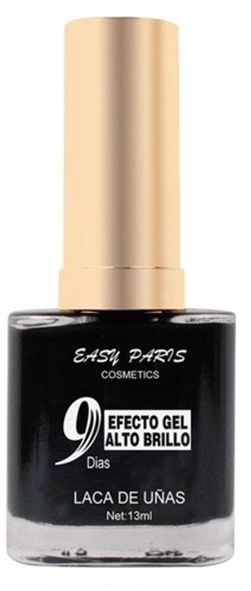 Easy Paris - Nagellak - Zwart - 1 flesje met 13 ml inhoud - Nummer 009