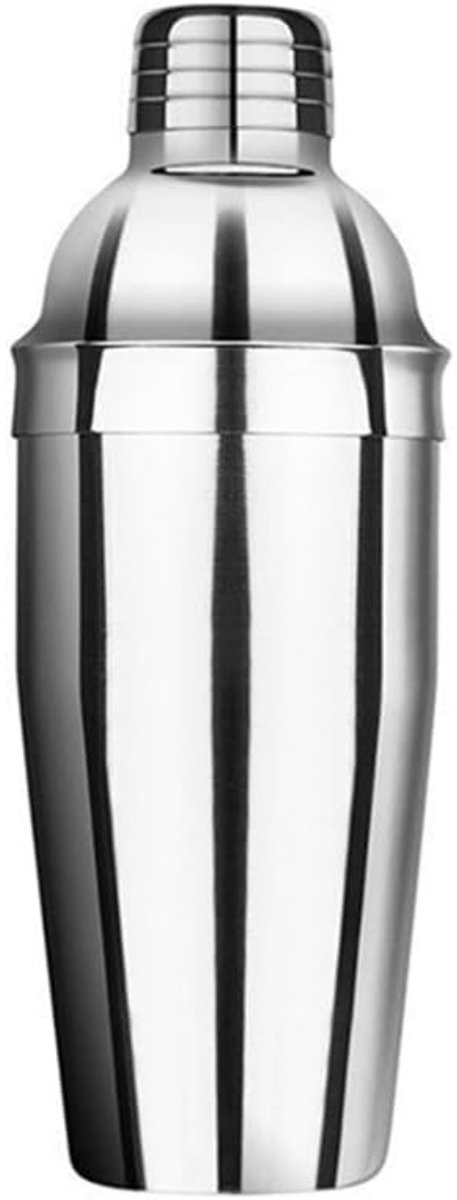 EXCITAT Shaker - Cocktailshaker - 25 oz - Cocktailshaker van roestvrij staal - Lekvrij en duurzaam - Geschikt voor bars, koffieshops, bijeenkomsten en feesten - Zilver