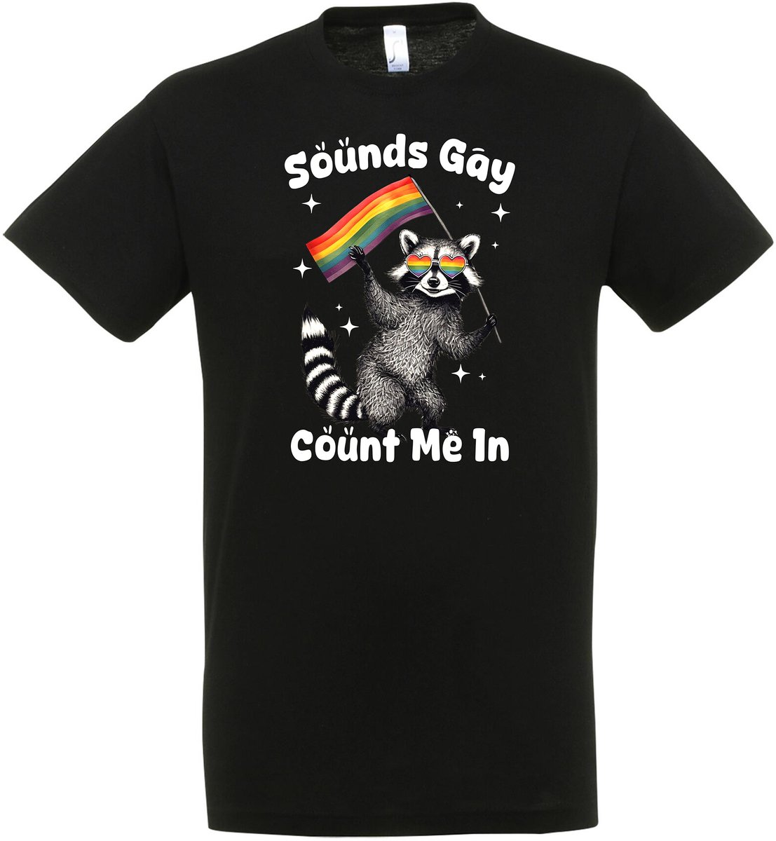 Sounds Gay, Count Me In T-Shirt - LHBTIQ+ - LGBTQ - Gay - Homo - Lesbi Cadeau - Shirt - Dames - Heren - Unisex - T-shirt Kleding Cadeau - Pride Maand - Maat XL