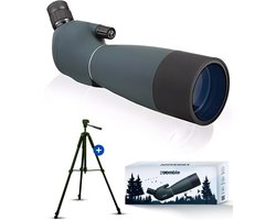 Zoomble® Spotting Scope met Groot Statief & Ebook - 25-75x70 - Inclusief Draagtas, Afstandsbediening & Telefoonhouder - Voor Vogelspotten, Natuur, Outdoor & Jagen - Monoculair - 25x75 Zoom - Monokijker