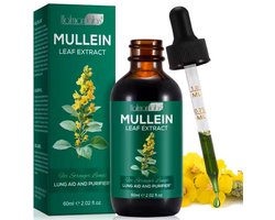 Mullein druppels | Verzachtend bij Verkoudheid, Astma en Allergieën | Verminderen van Ontstekingen | Helderdere Ademhaling |