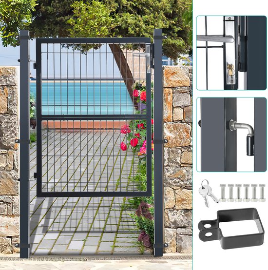 Tuindeur Solide hardhout | gem. doorkijk | verzinkt frame | Tuinhout