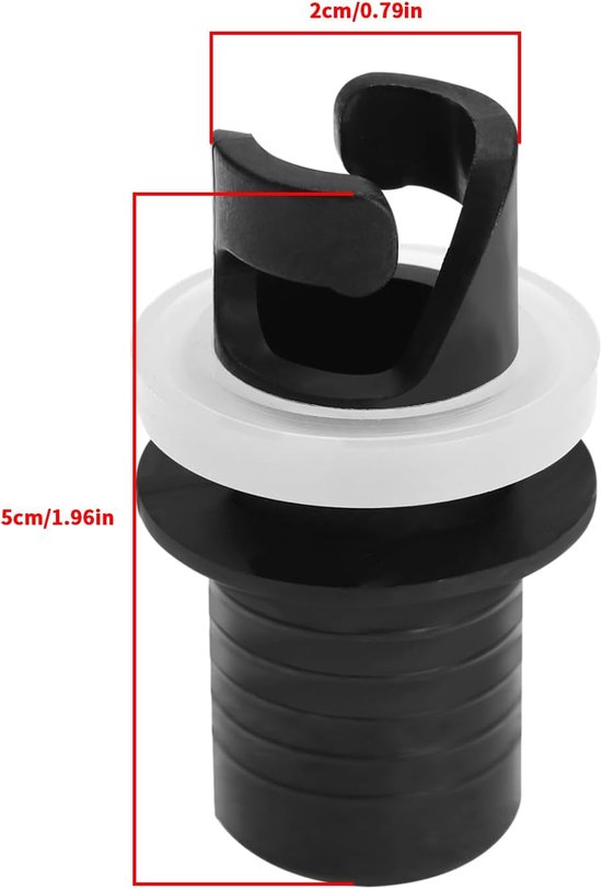 Adaptateur De Valve Pour Bateau Gonflable – Compatible Kayak, SUP, Canoë, Rafting – Joint Anti-fuite, Installation Facile – Petit Et Transportable