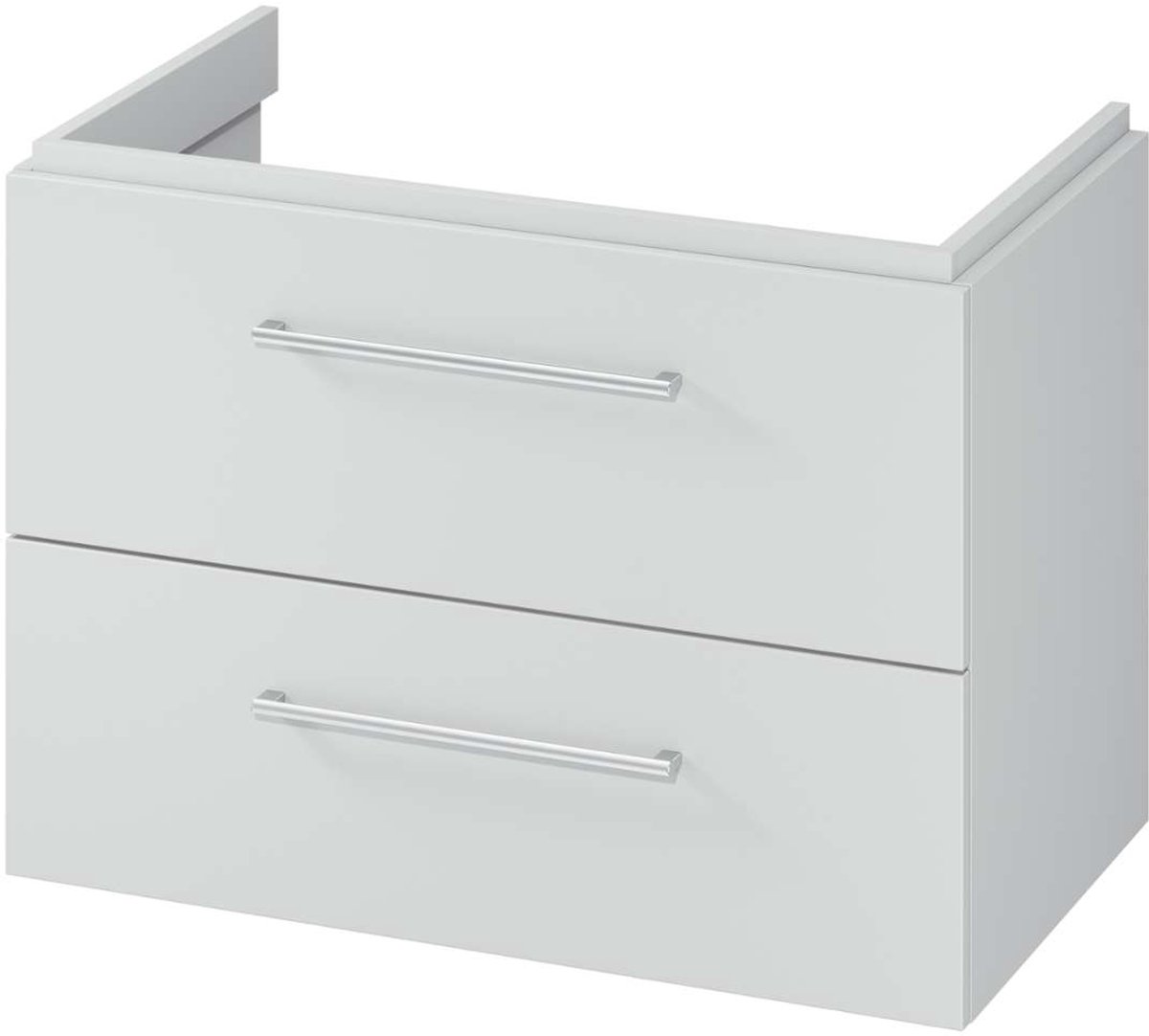 kielle Arkas I - Kast onder de wastafel 79x44x57 cm, 2 laden, grijs 50011802