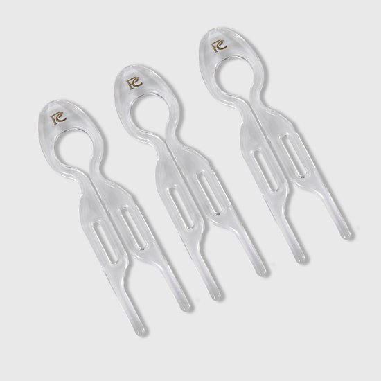 Lot de 3 épingles à cheveux intelligentes Pinclip transparentes