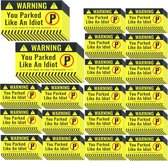 Slechte Parkeerovertreding Grappige Stickers Slecht Parkeren Kaarten | Overtreding Gag Notitiekaarten, 45 Stuks, Mooie Parking Jackass Grap Kaarten - Kaarten