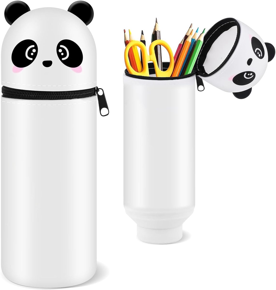 Siliconen Etui - Rechtopstaand & Grote Capaciteit - 2-in-1 Dieren Design