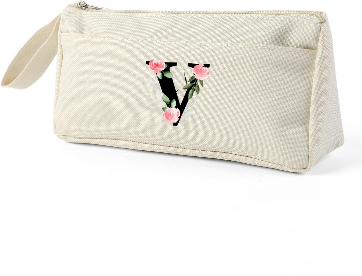 Gepersonaliseerd Etui met Naam (A-Z) - Modern Design - Cadeau voor Leraar & Student