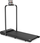 Opvouwbare loopband - 2 in 1 elektrische loopband - 1-10 Km/u instelbare snelheid - met armsteun en LED-scherm - Zwart