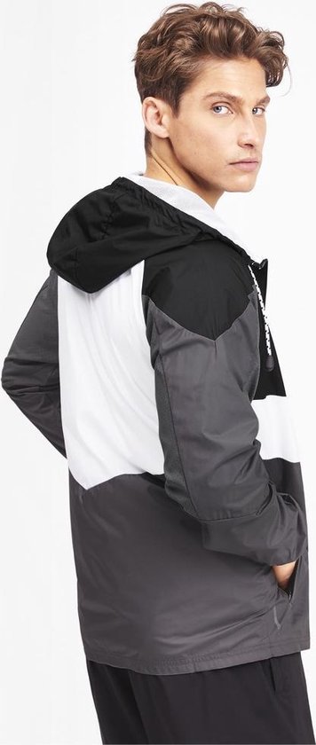 PUMA Reactive Wvn jacket Sportjas Heren - Puma Black-CASTLEROCK-Puma White  - Maat M | bol.com