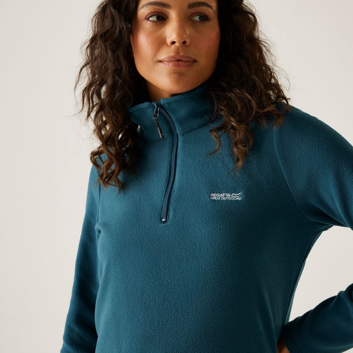 Sweethart Lichtgewicht Half Rits Fleece Blauw