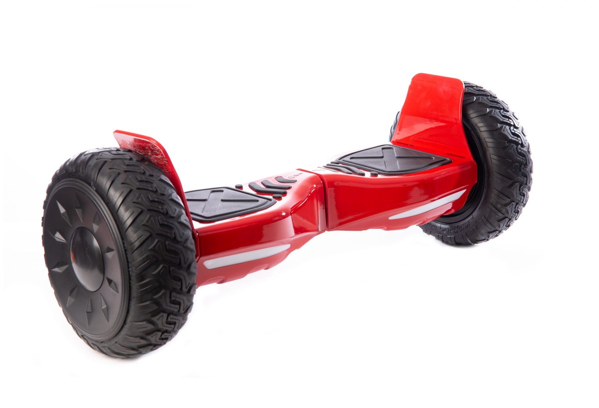 Altrado - Hoverboard – Red – 10 inch Off-Road - 15 km/h - 10km bereik - Bluetooth speaker - Oxboard - Hoverboards