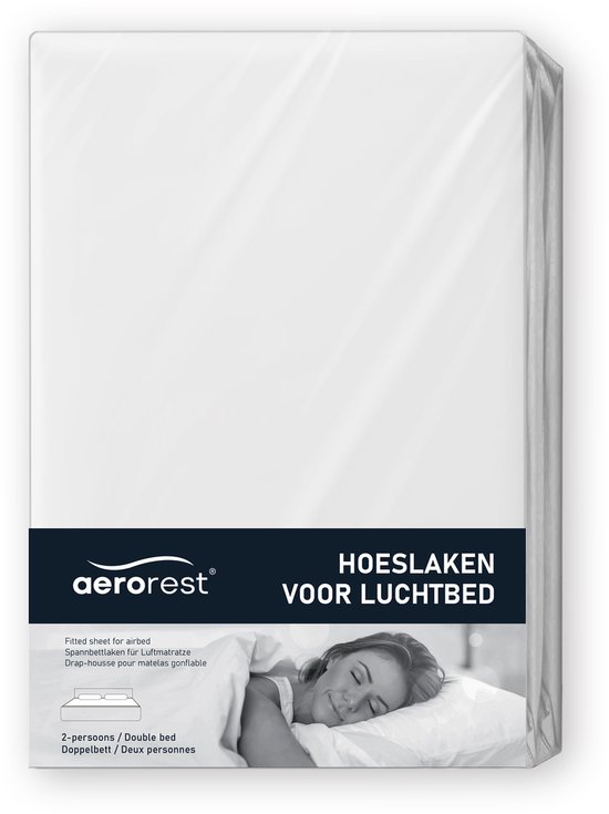 AeroRest Prime Frame 2-persoons luchtbed - Extra lang - 210 cm - Inclusief reparatiekit - Ideaal luchtbed voor langere personen - 2-in-1 luchtbed van Merkloos — afbeelding 3