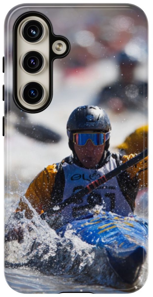 Kajakrace Actie Scène – Telefoonhoesje Geschikt voor Samsung Galaxy S24
